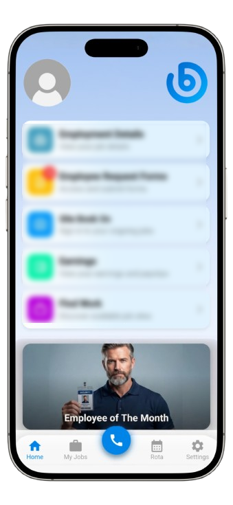 Left mobile screen image